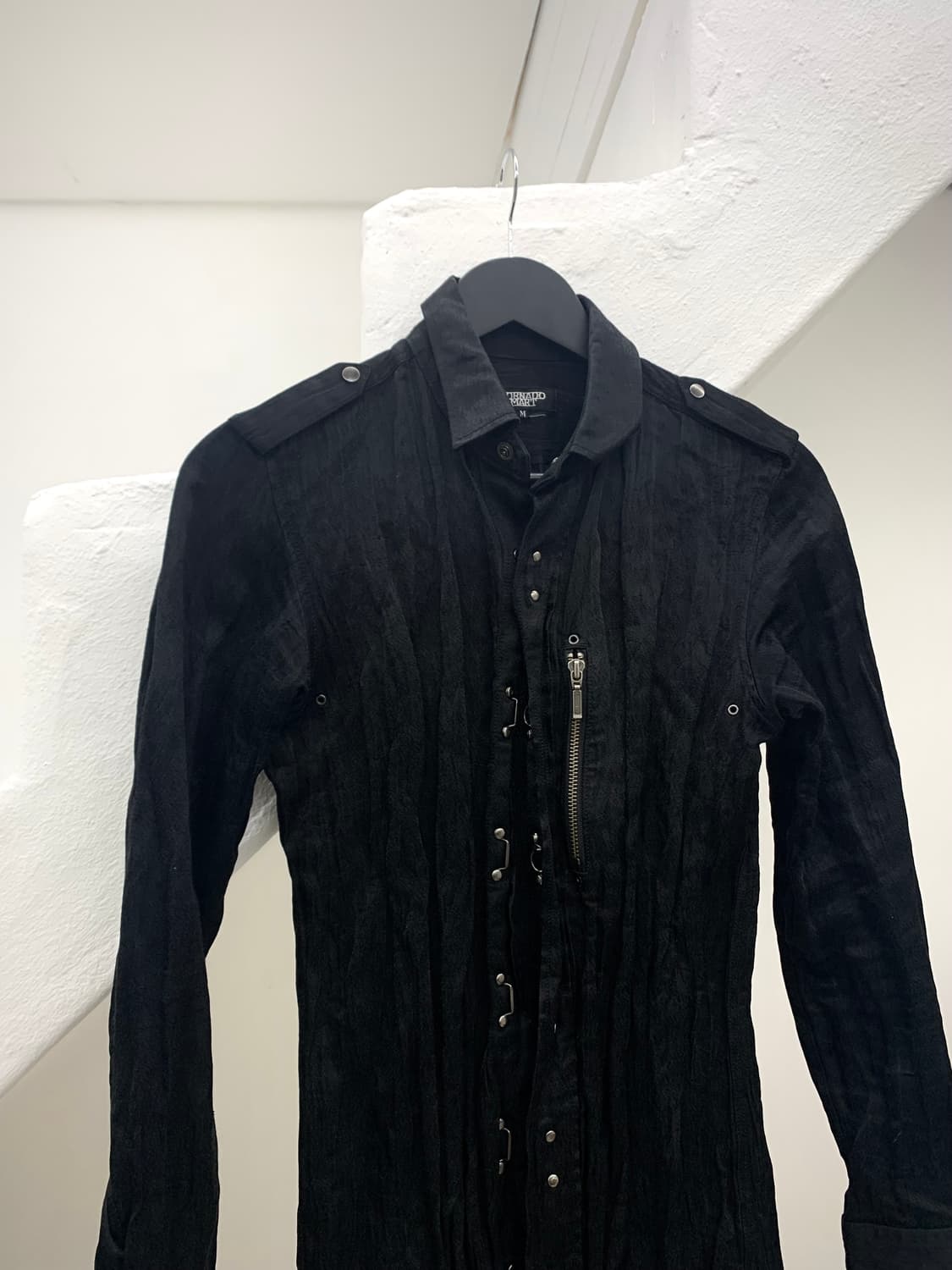 Tornado Mart satin waxed wrinkled archiv 상품이미지3