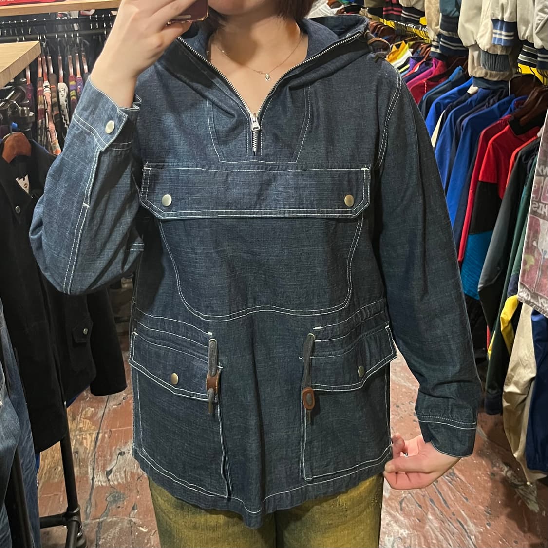 [HI] 프리즘웍스 데님 후드  상품이미지2