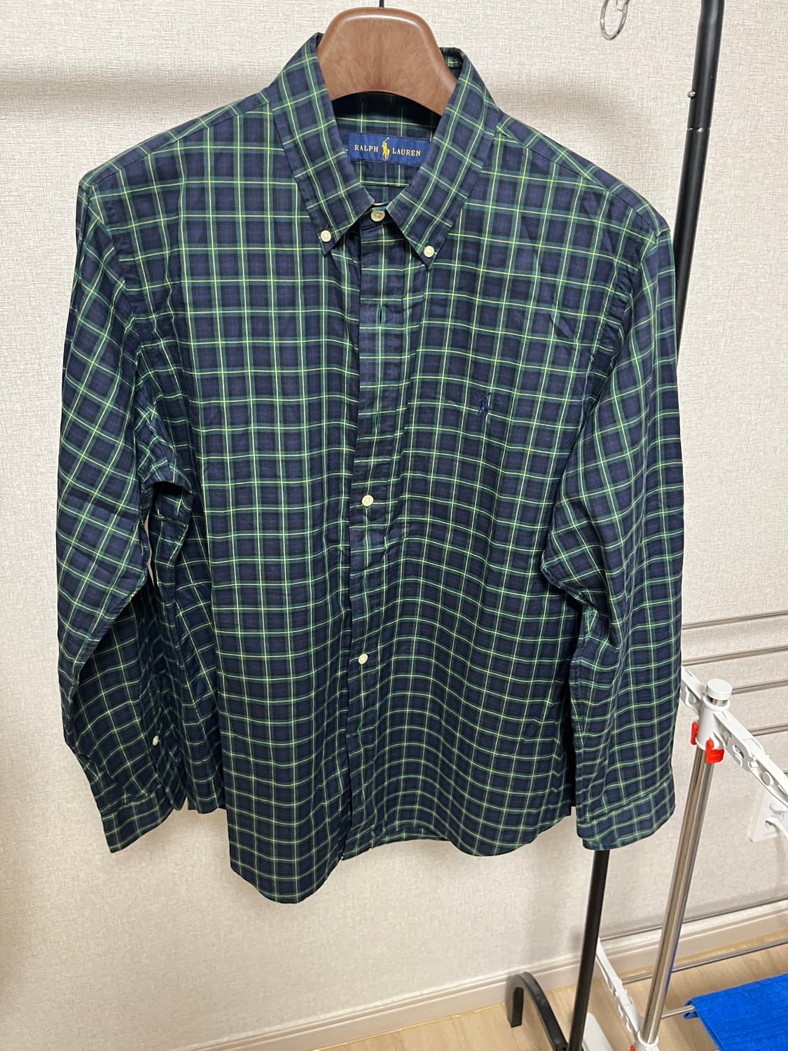 폴로 체크 드레스 셔츠 상품이미지1