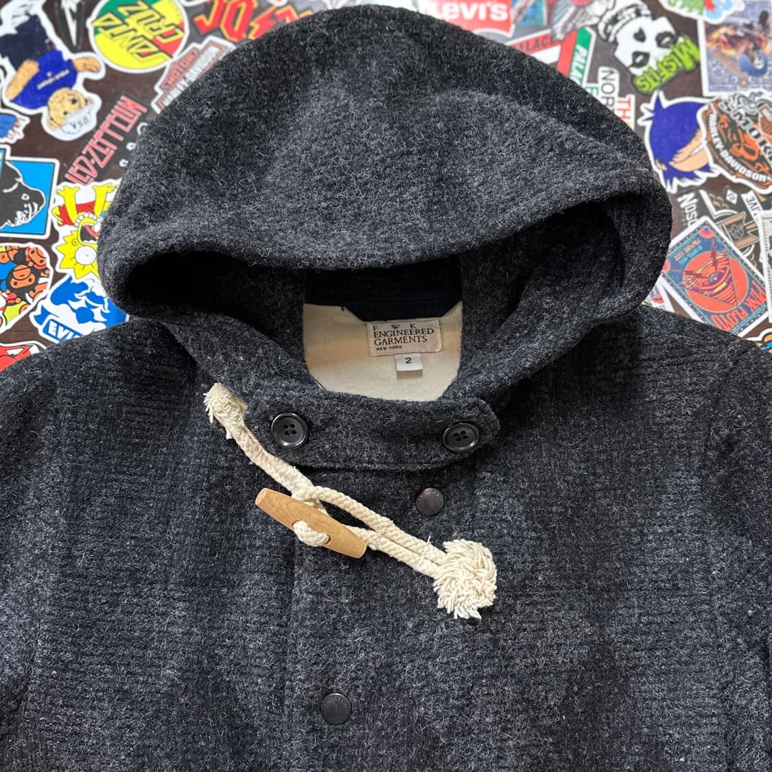 FWK 엔지니어드 가먼츠 아가일 울 더플 코트 2 상품이미지3