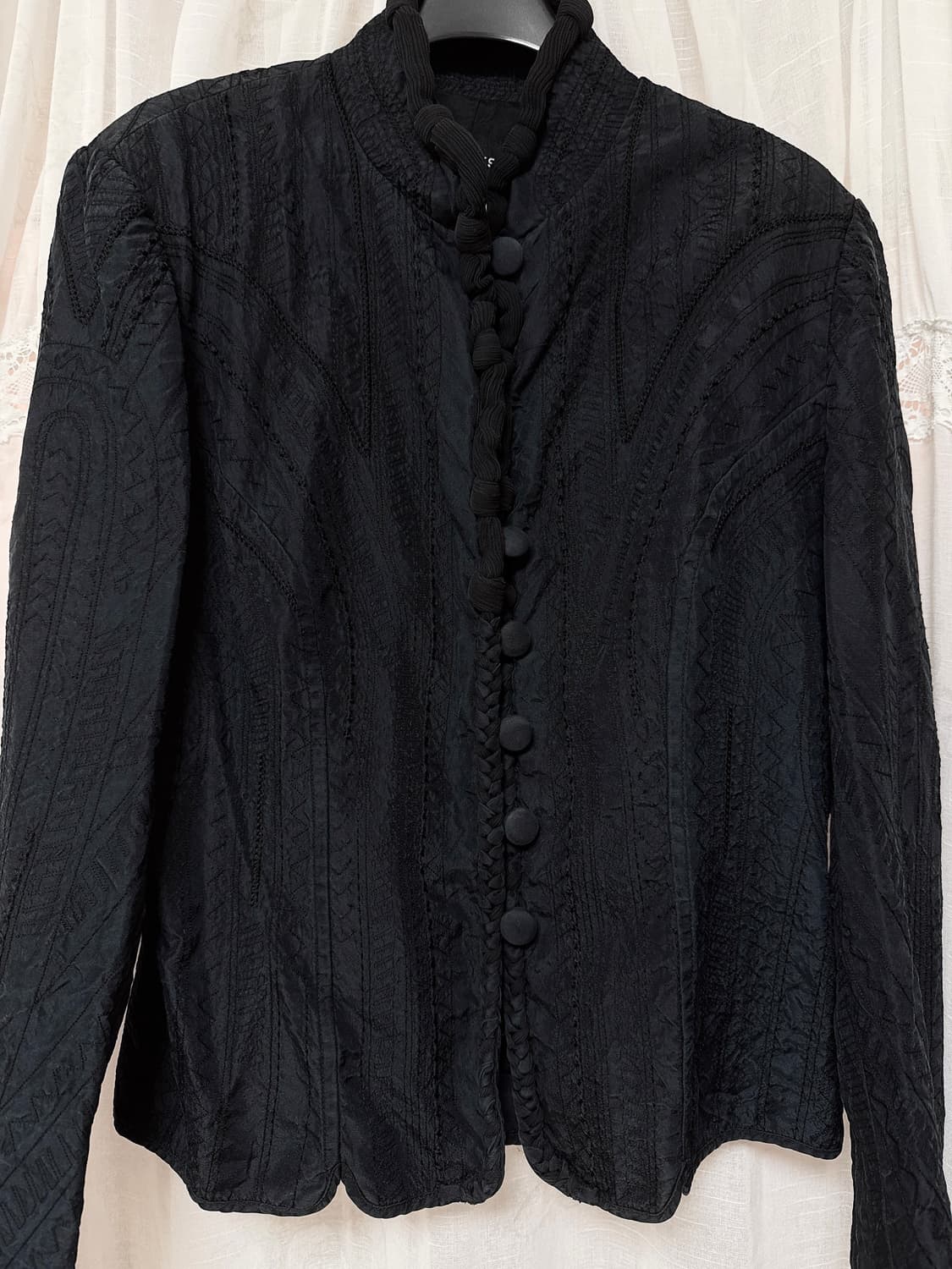 Oree 오르에 빈티지 실크 100% 자켓 vintage jacket 상품이미지5