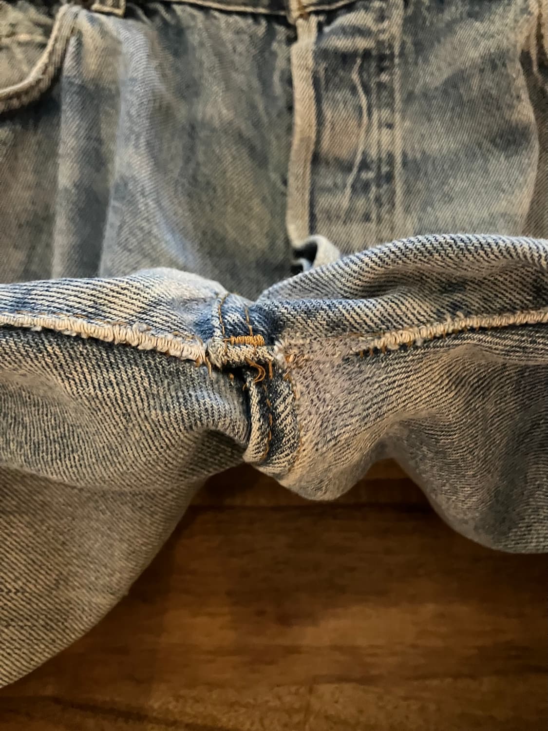 80s USA 빈티지 리바이스 501 이행기 논셀비지 데님 팬츠 상품이미지8