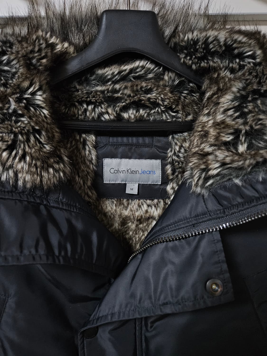 캘빈클라인진 헤비 롱 다운 파카 M(100) 상품이미지3