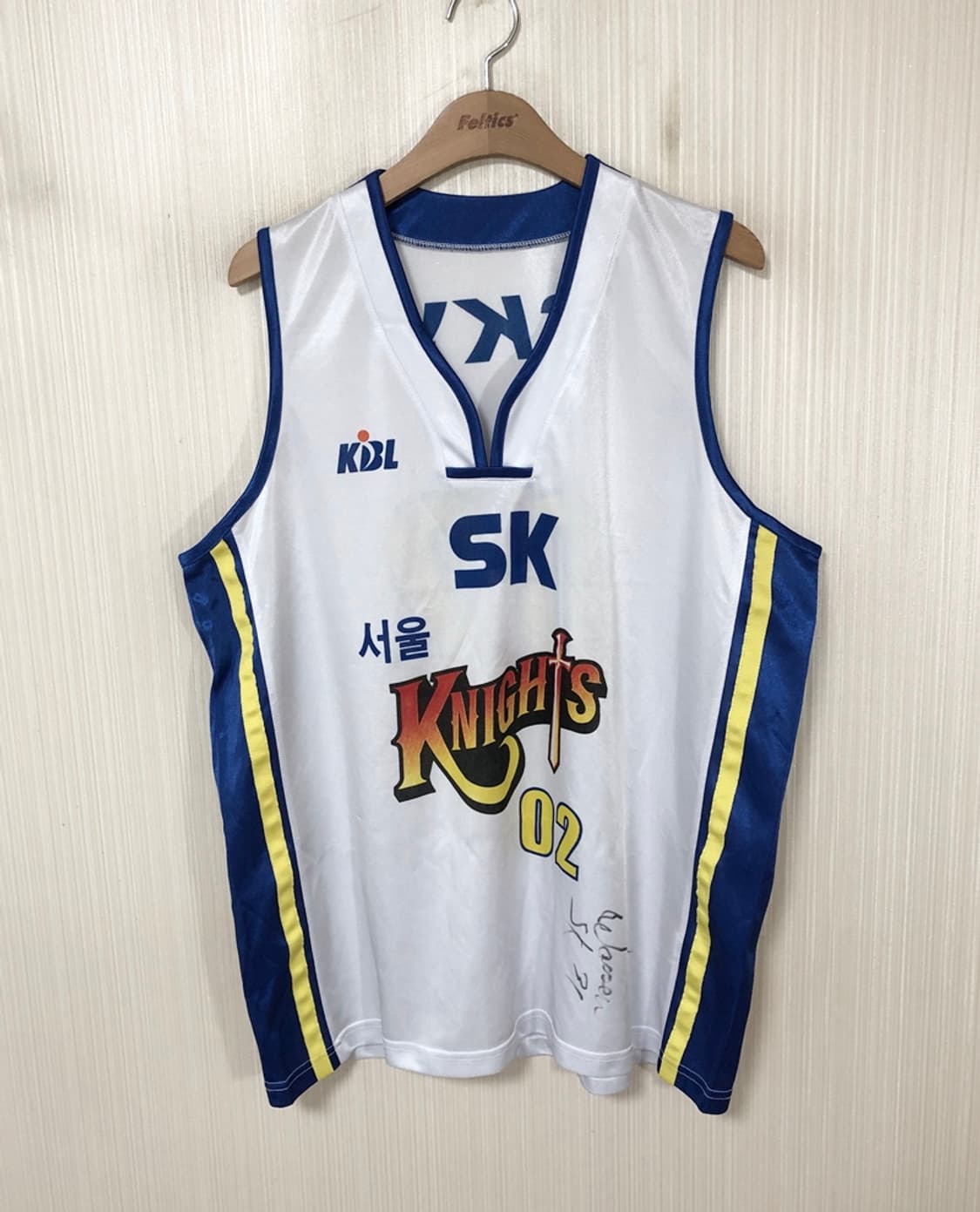 KBL 서울SK나이츠 레트로 유니폼/싸인져지 상품이미지1