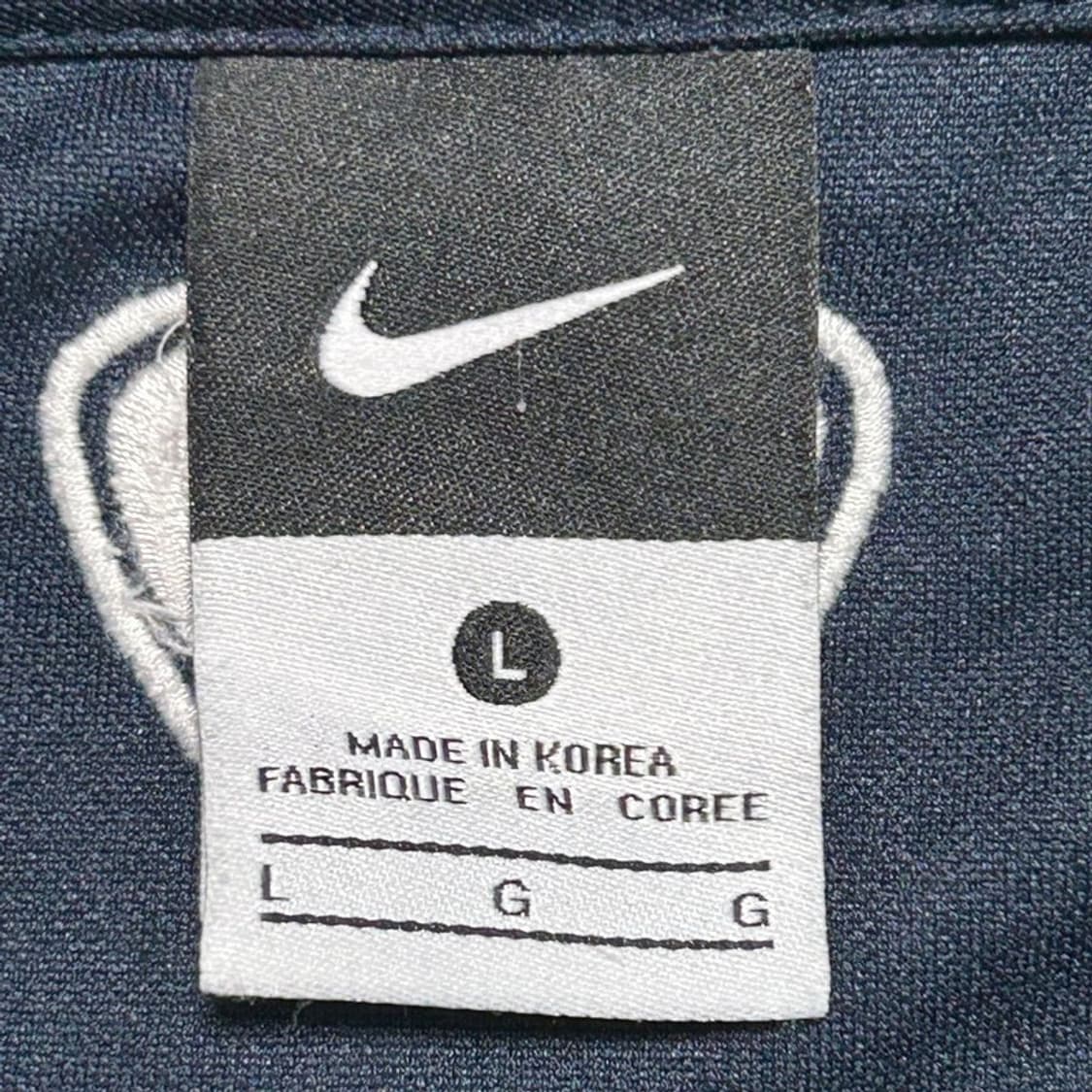 나이키 스우시 배색라인 져지 트랙탑 네이비 L 상품이미지5