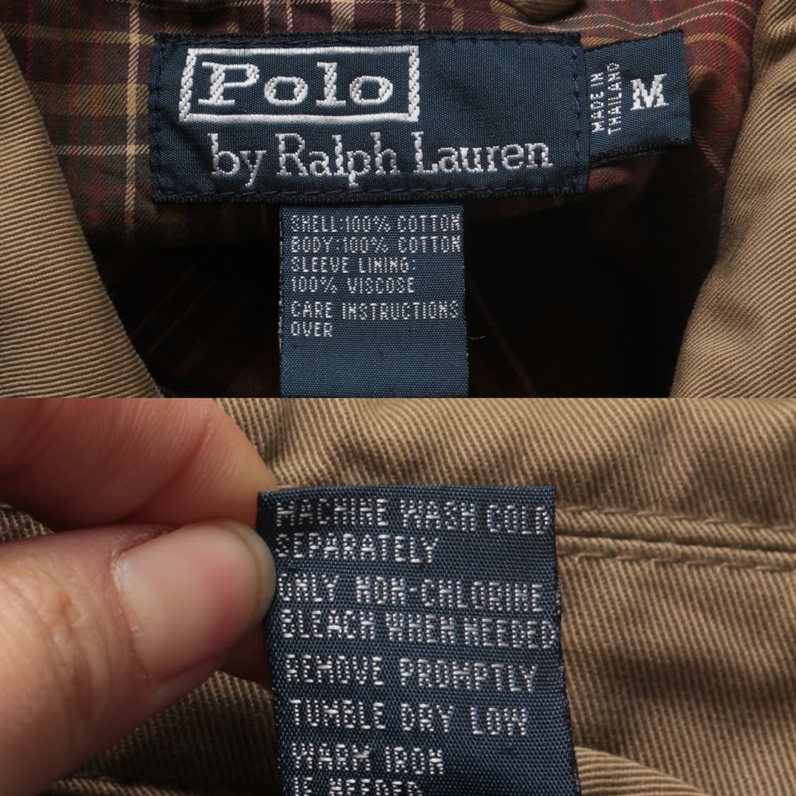 폴로 코튼쉘 해링턴 자켓   상품이미지10