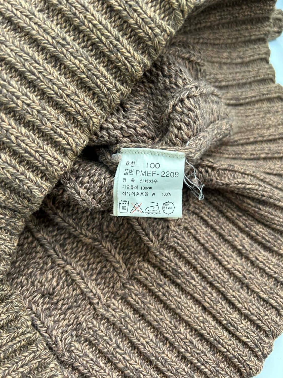 [L] 폴로 랄프로렌 90s 블랙 라벨 케이블 니트 스웨터 상품이미지4