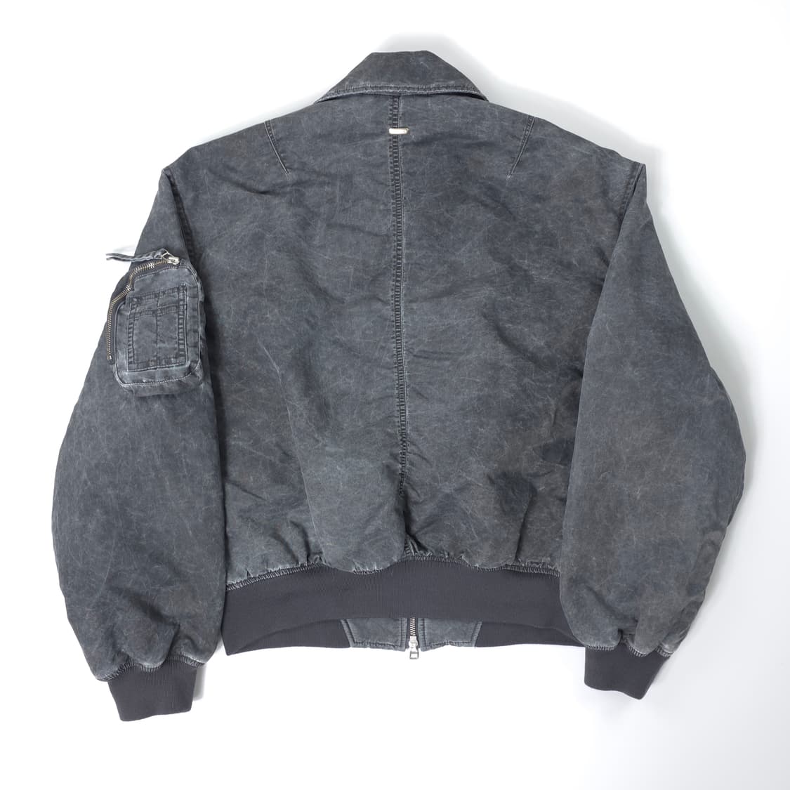 인사일런스 나일론 ma-1 자켓 워싱그레이 (L) 상품이미지2