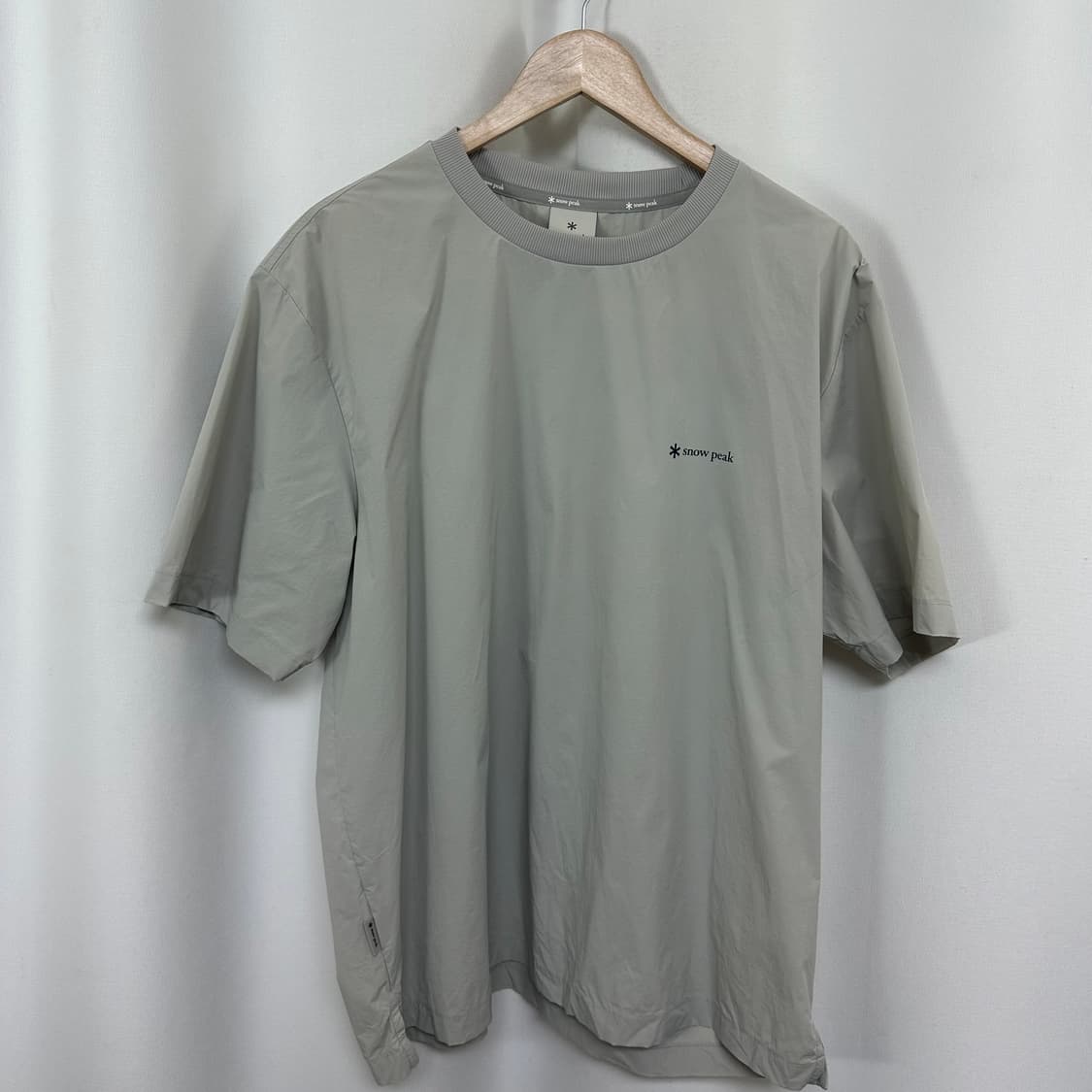 스노우피크 남자 얇은 스판 반팔티 빅사이즈 110   택사이즈 110 총 상품이미지1