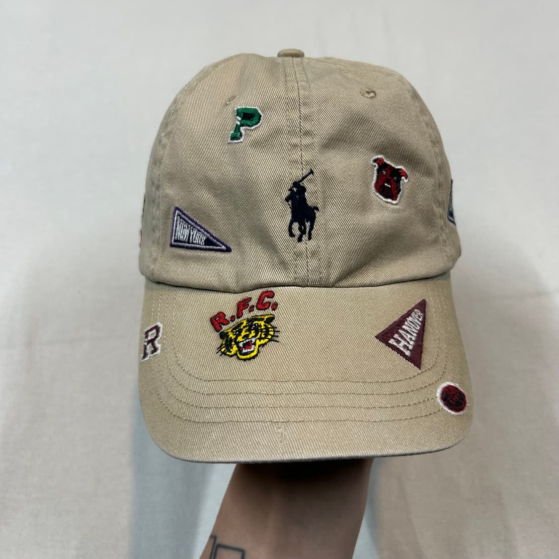 폴로 랄프로렌 멀티 패치 볼캡 모자 정품 상품이미지2