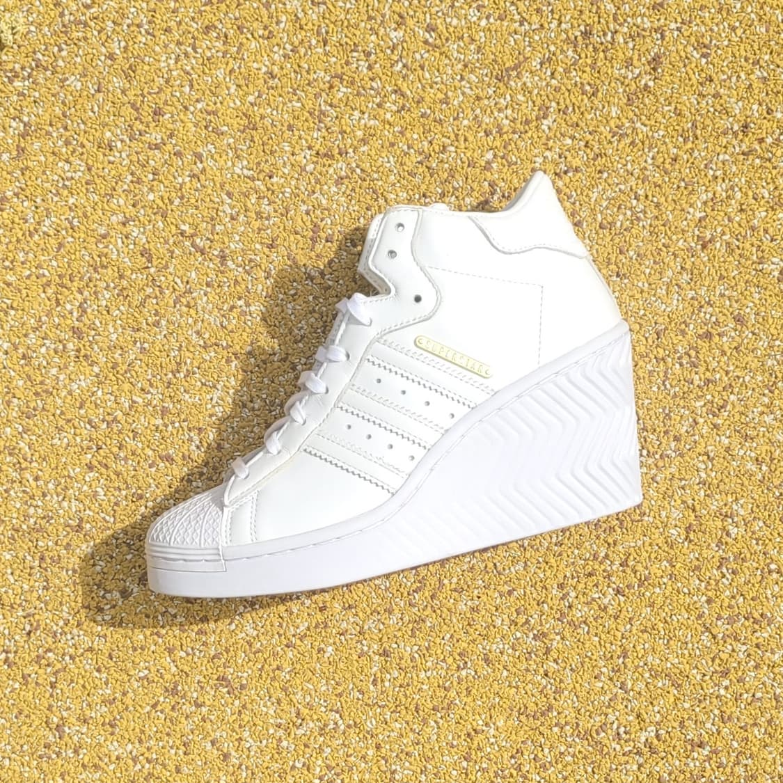 아디다스 슈퍼스타 웨지힐 화이트 235 상품이미지2