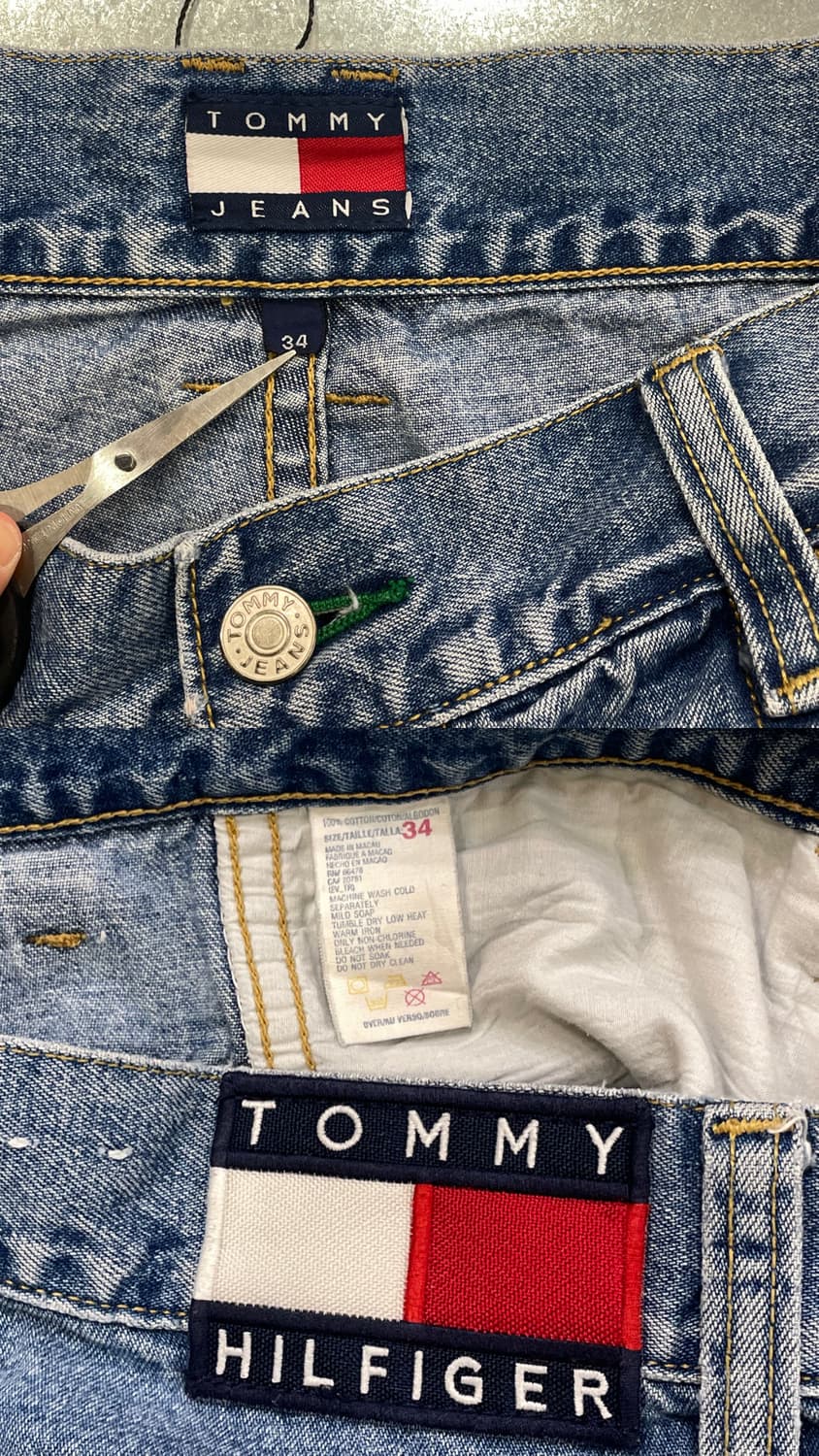(34) 90~00s Tommy 타미힐피거 진스 데님 반바지 쇼츠 상품이미지10