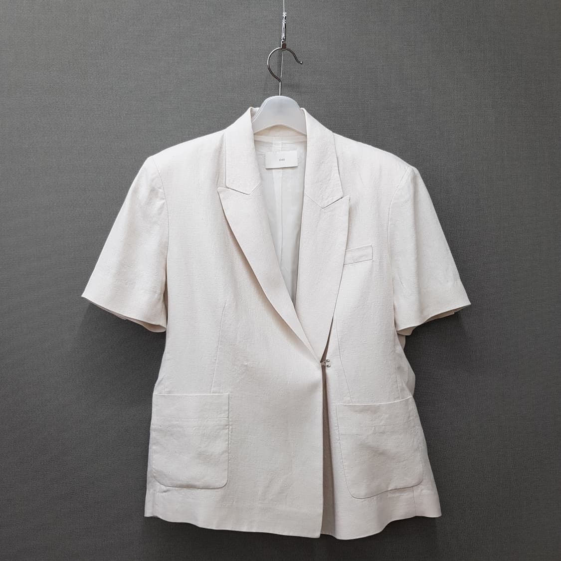 오르 린넨 100 반팔 테일러드 자켓 S사이즈 상품이미지1