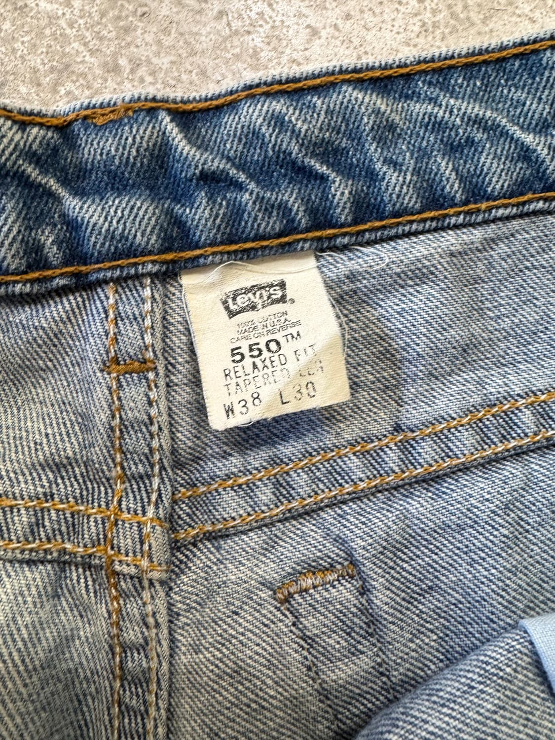 90s리바이스 550 made in usa 상품이미지3