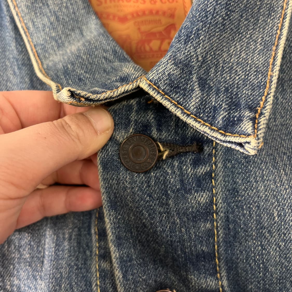 100 리바이스 데님 트러커 자켓 상품이미지5