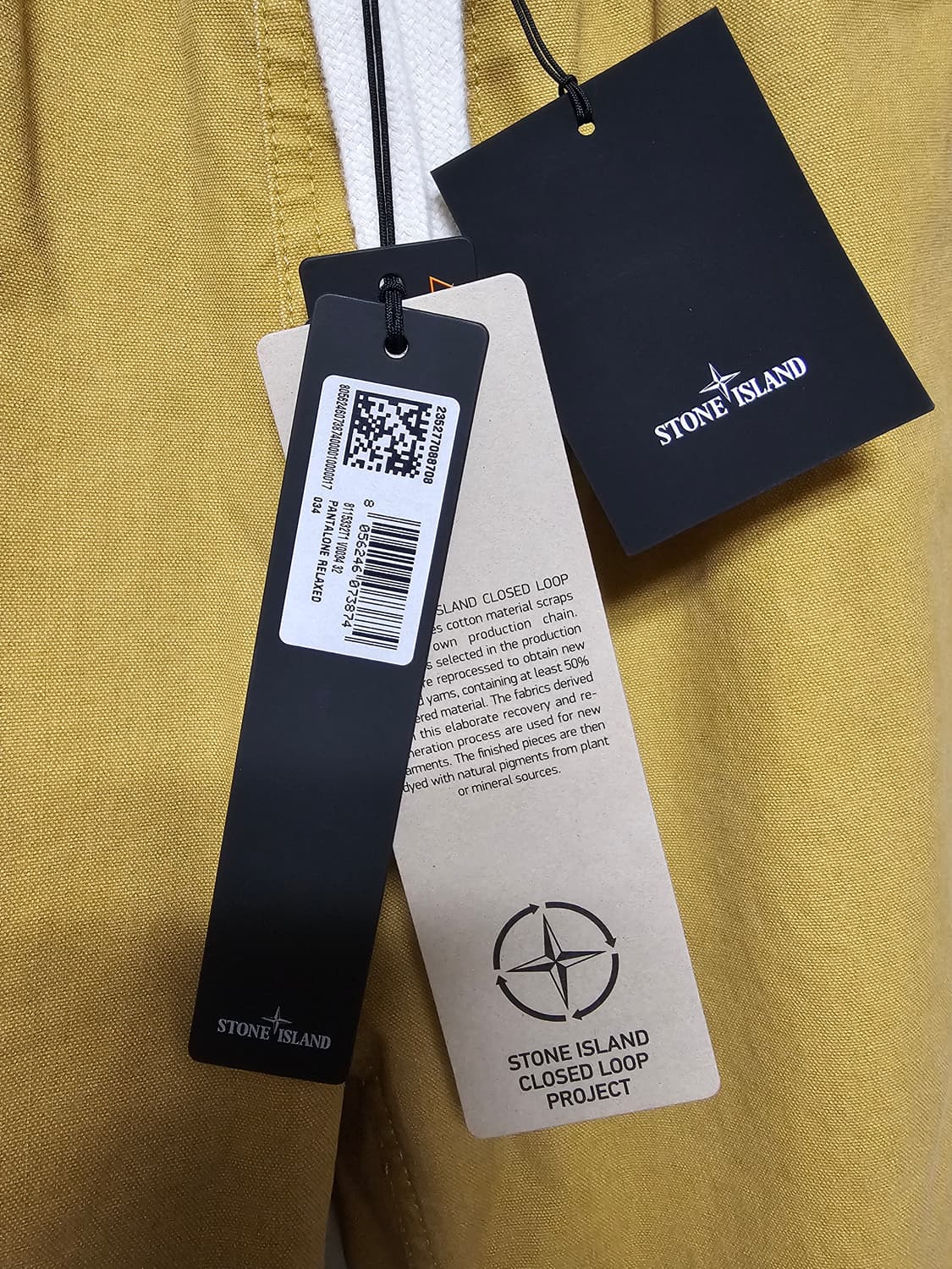 스톤아일랜드 파나마 리사이클드 옥사이드 플레이팅 카고 팬츠 (새상품) 상품이미지4