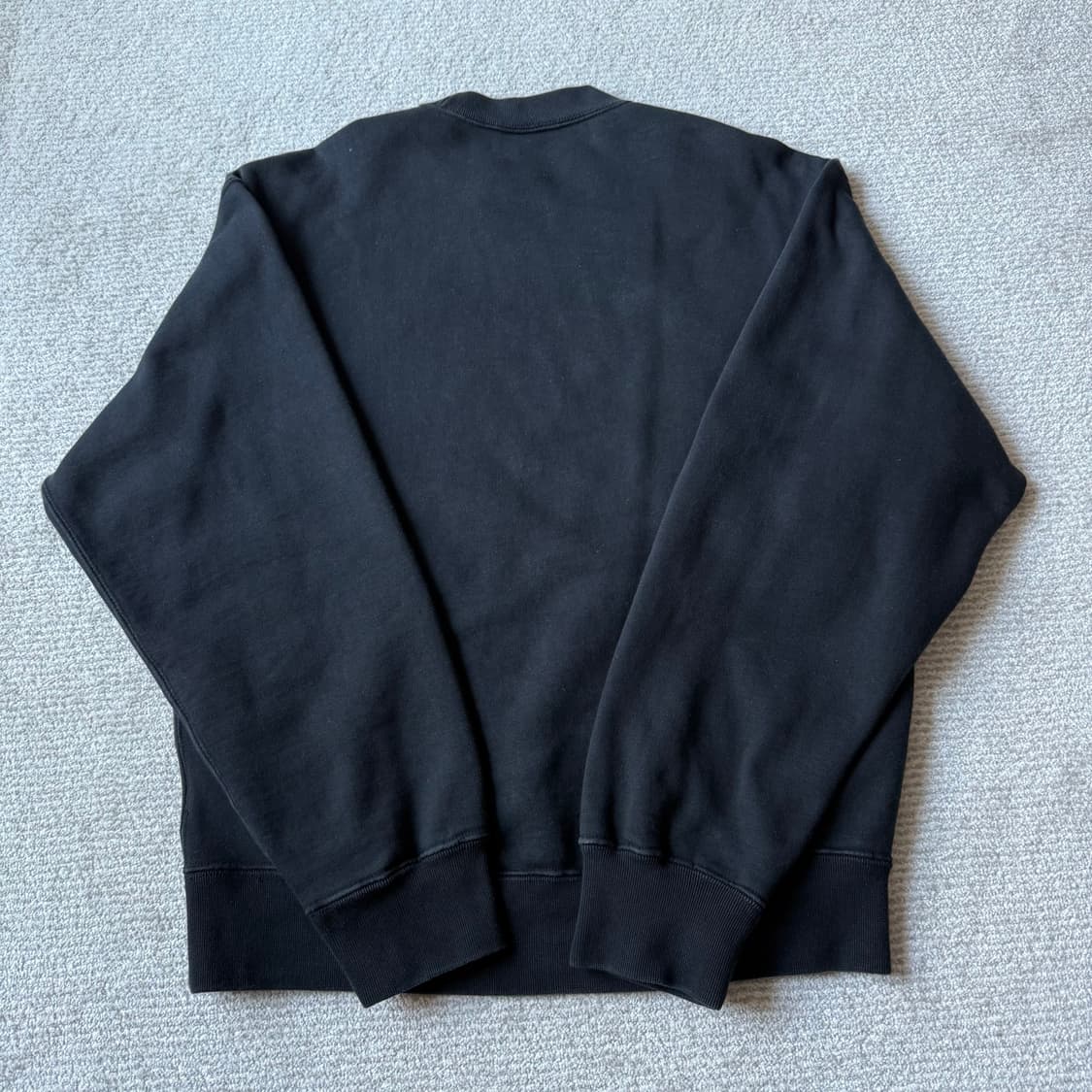 (xs) 나이키 x 스투시 맨투맨 [위시드 블랙] 상품이미지3