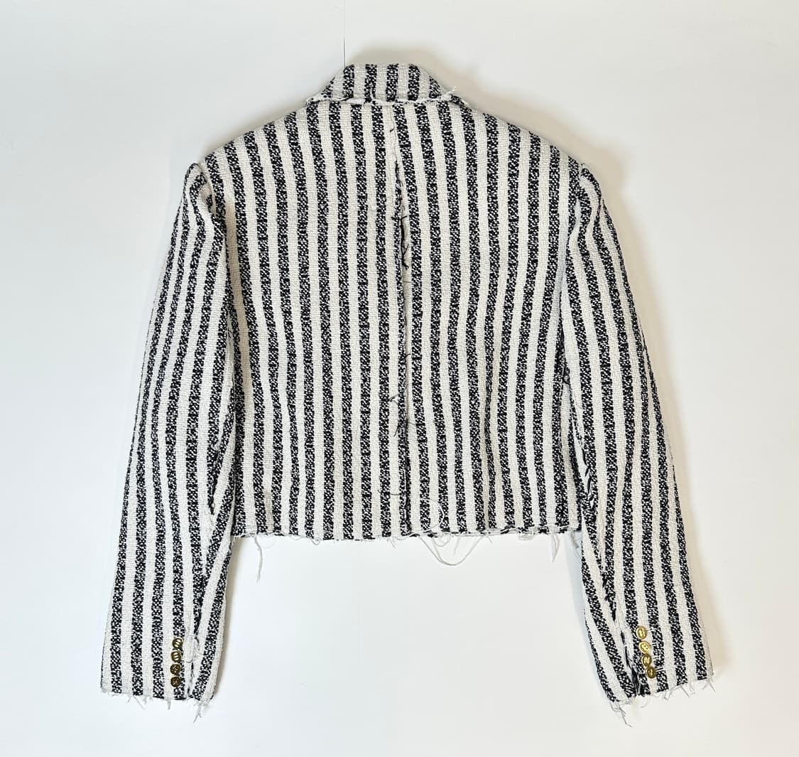 EENK  잉크 트위드 스트라이프 자켓 (44-66) 상품이미지4