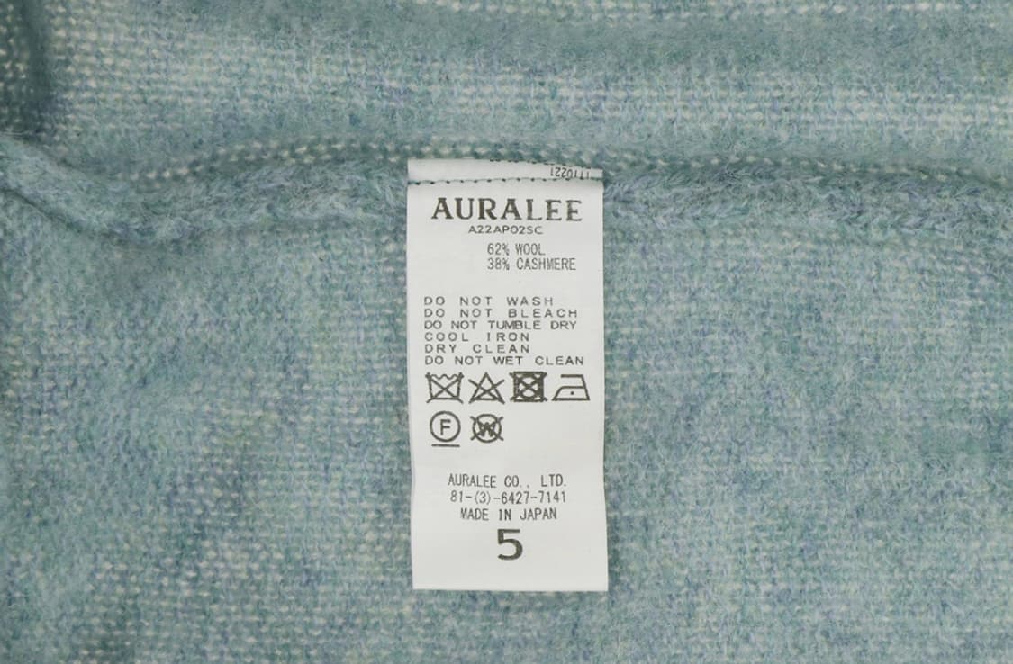 오라리 셰틀랜드 울 캐시미어 니트 5사이즈 상품이미지4