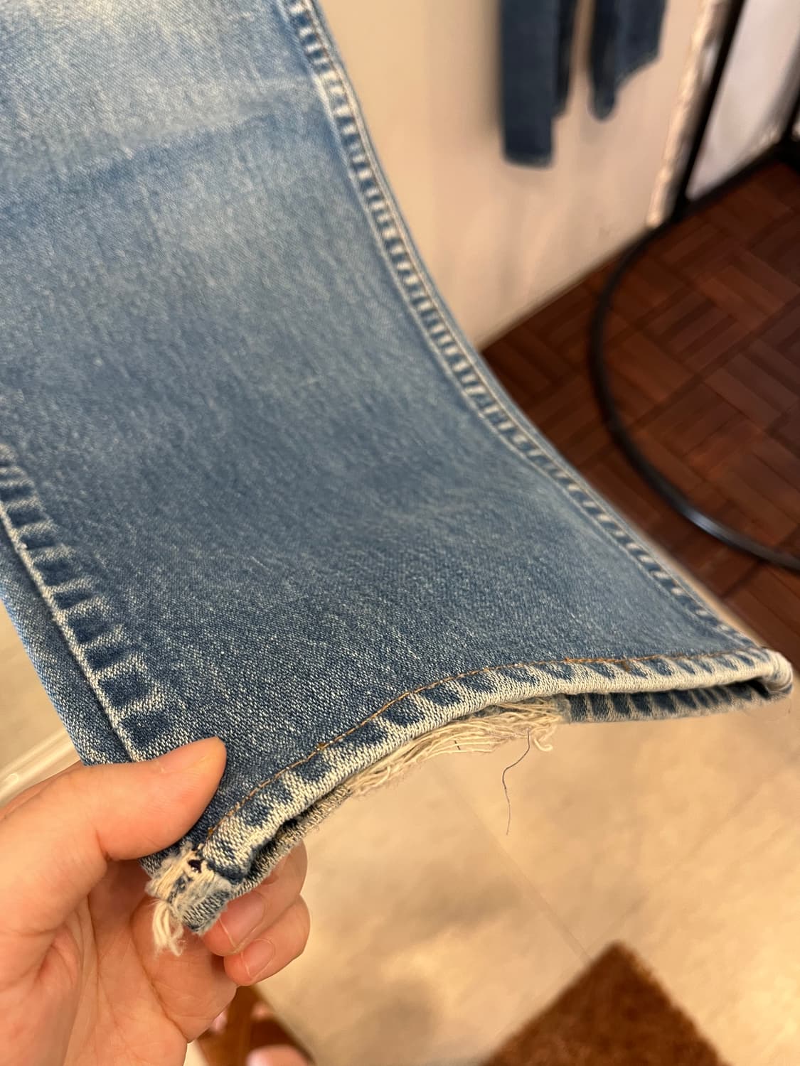 90s Wrangler 랭글러 13MWZ 데님 팬츠 (made USA) 상품이미지9
