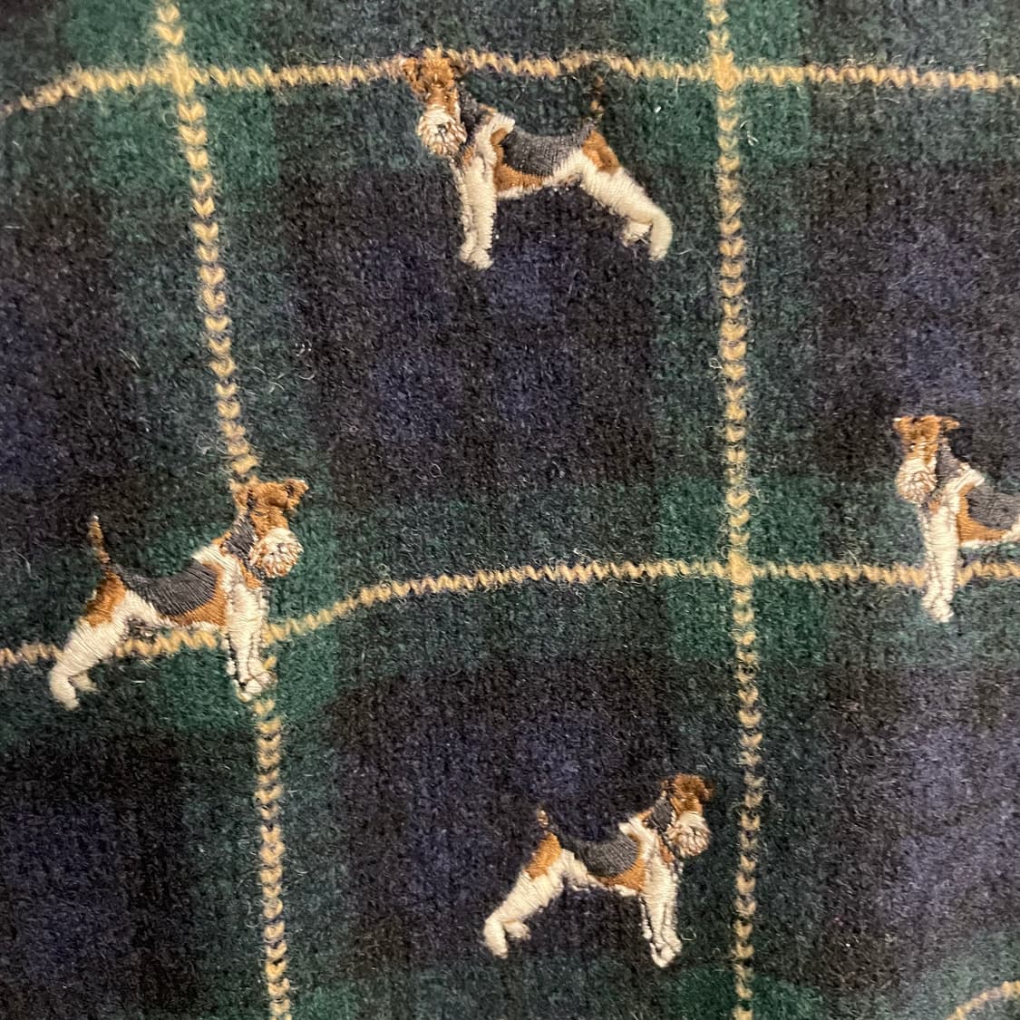 90s 폴로 랄프로렌 헌팅독 플레이드 니트 상품이미지5