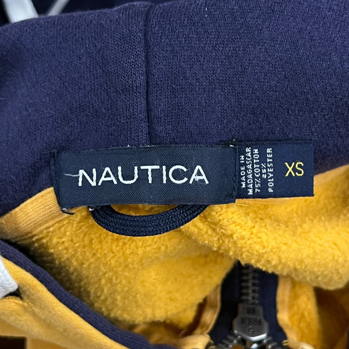 [정품/XS] 노티카 옐로우 후드집업 b14 상품이미지5