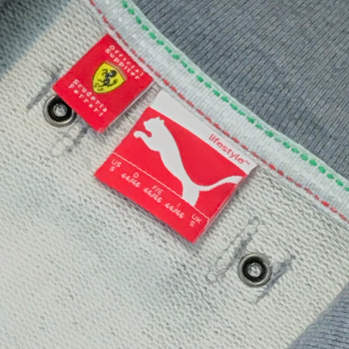 푸마 페라리 그레이 견장 집업 져지 자켓 남성 105 여성 루즈핏 상품이미지4