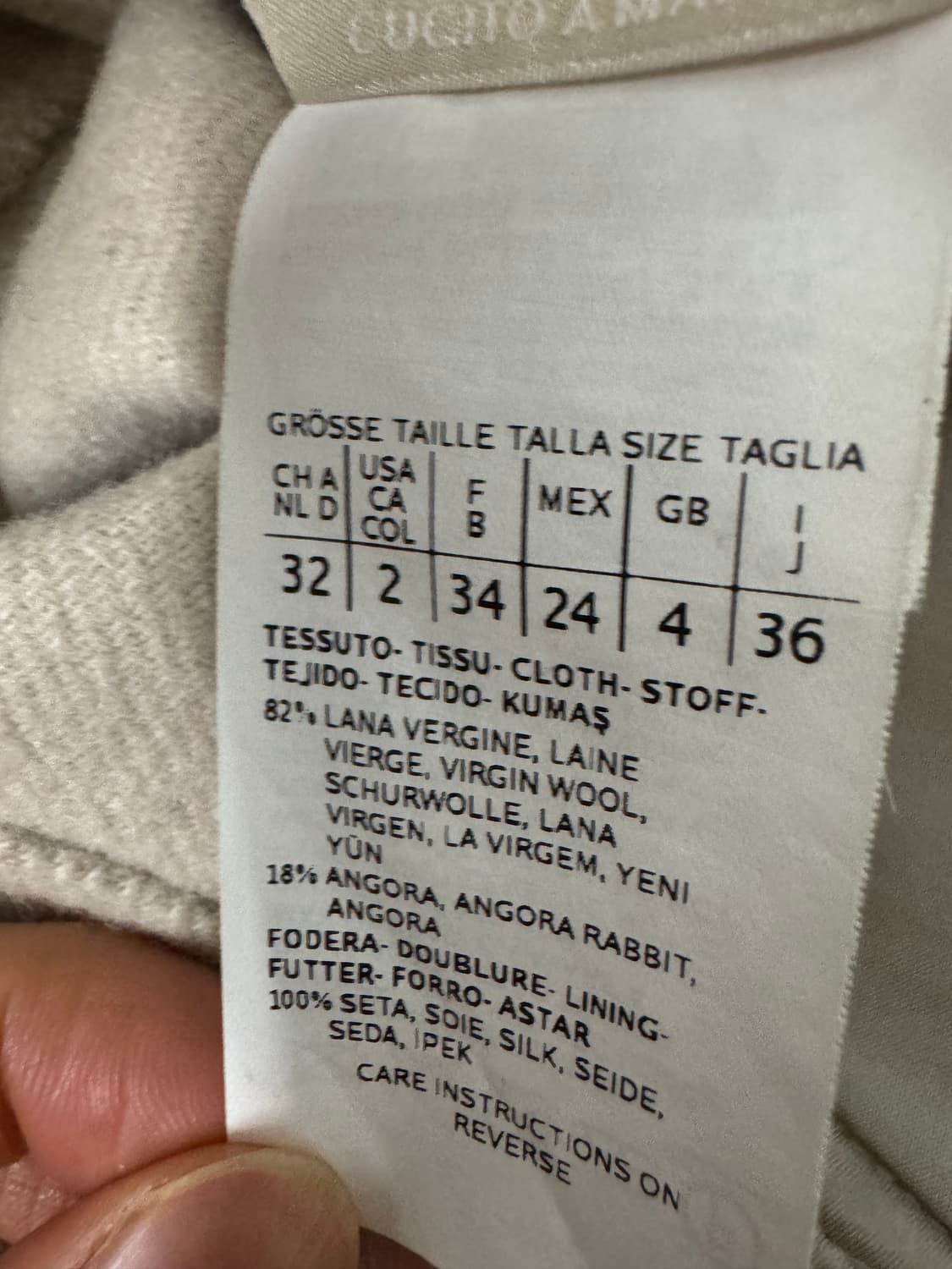 여성 막스마라 더블 울 자켓 상품이미지4