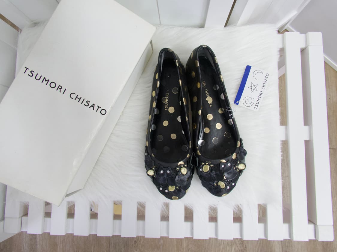 츠모리치사토 패치워크 플랫슈즈 상품이미지4