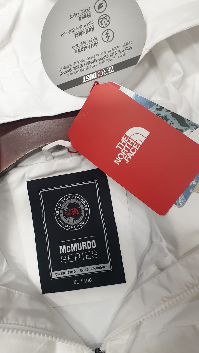 새것입니다 노스페이스 맥머도 시티 사파리 여성 XL(100) 화이트 상품이미지4
