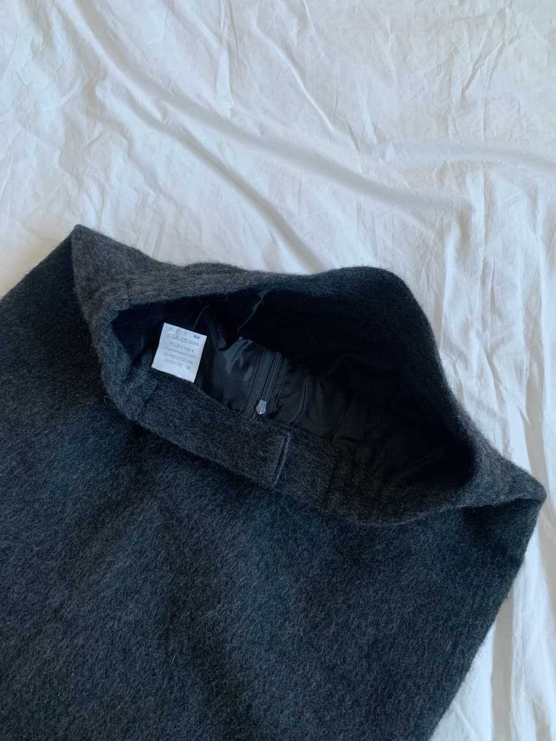 차콜 미디 스커트 상품이미지4