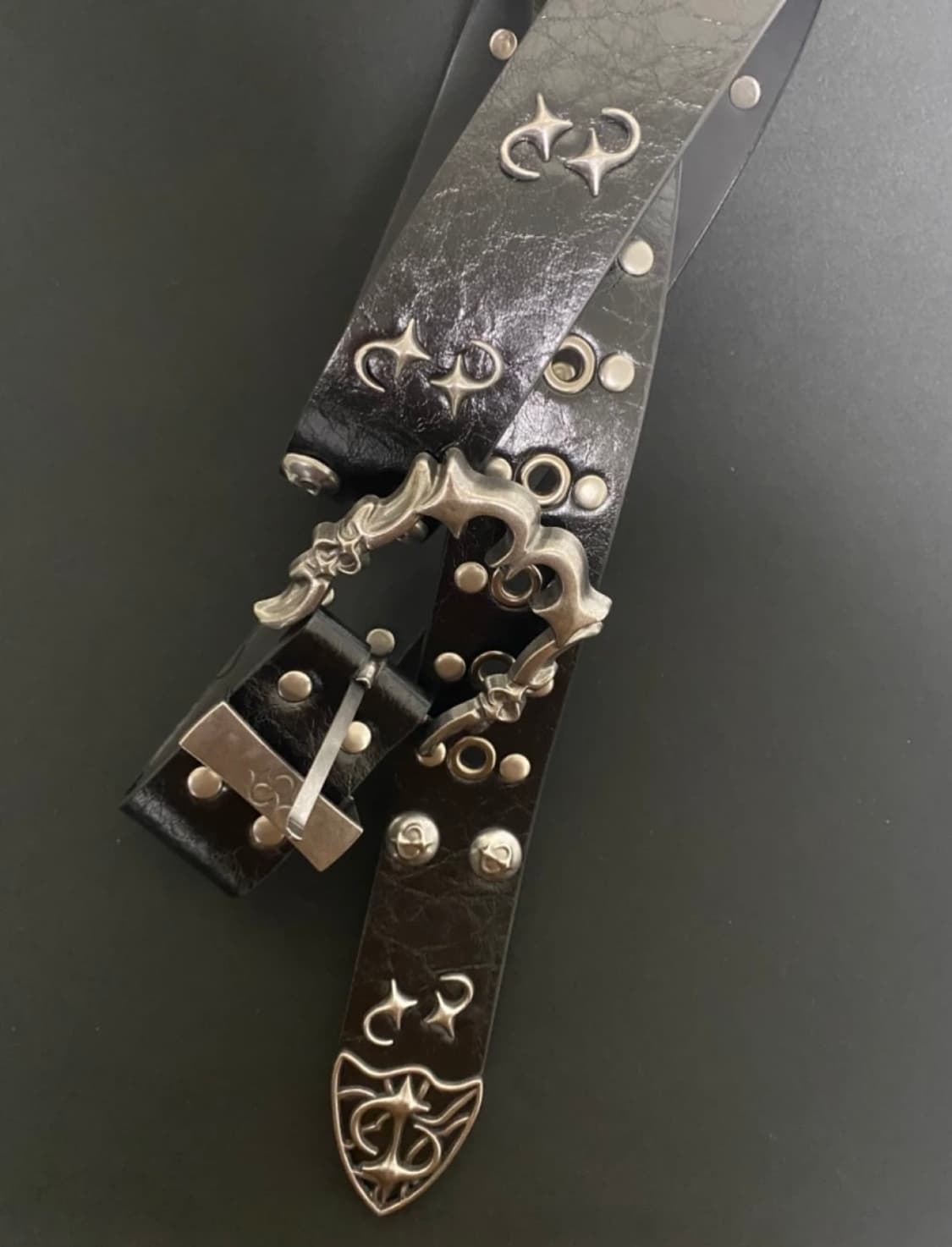 메탈 스타 스터드 벨트 상품이미지1