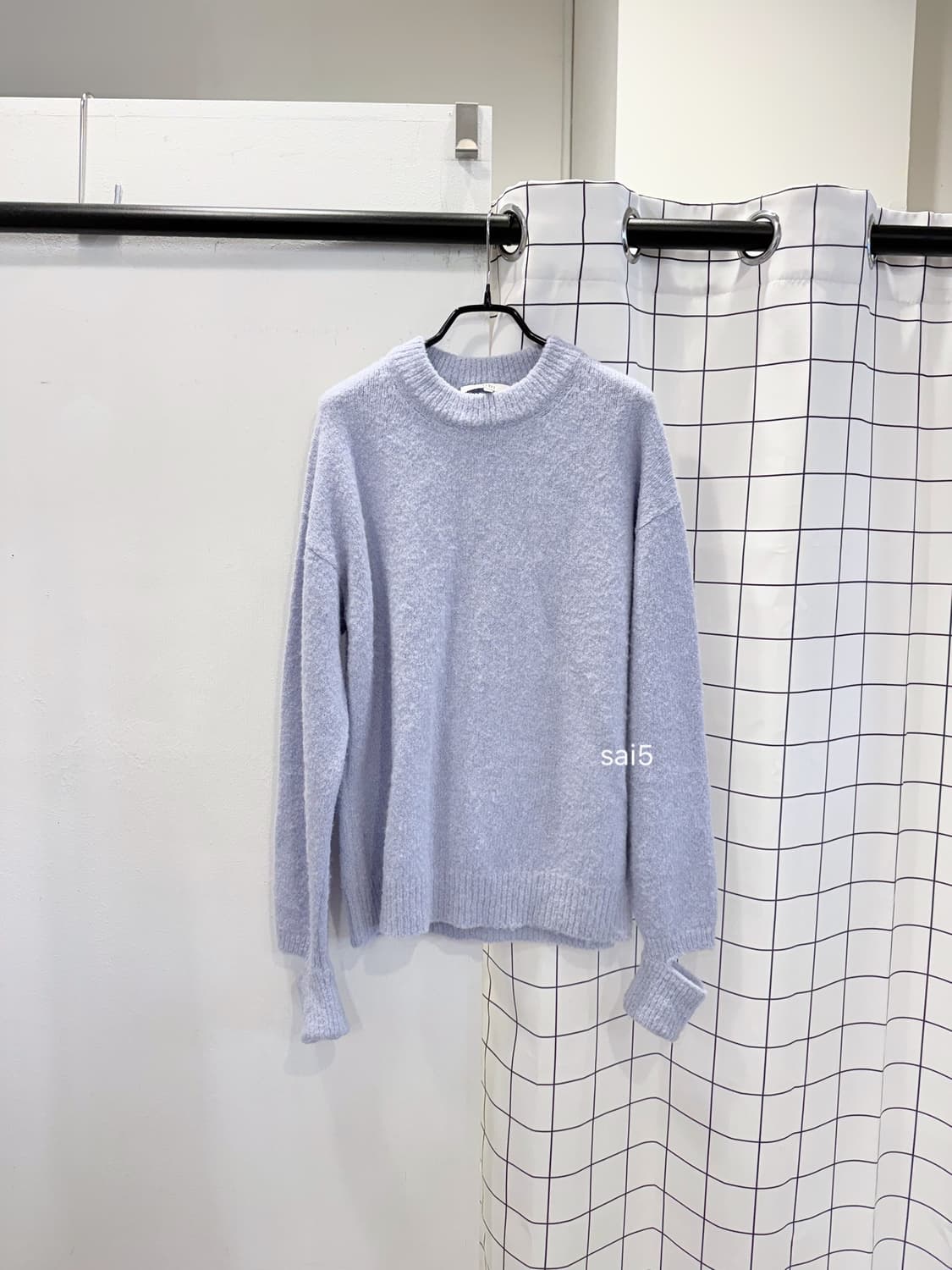 tibi 슬릿 부클 알파카니트  상품이미지3