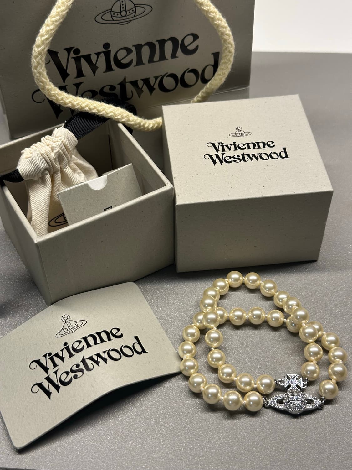 🖤 비비안웨스트우드 그라지엘라 펄 브레이슬릿 🤍 상품이미지1