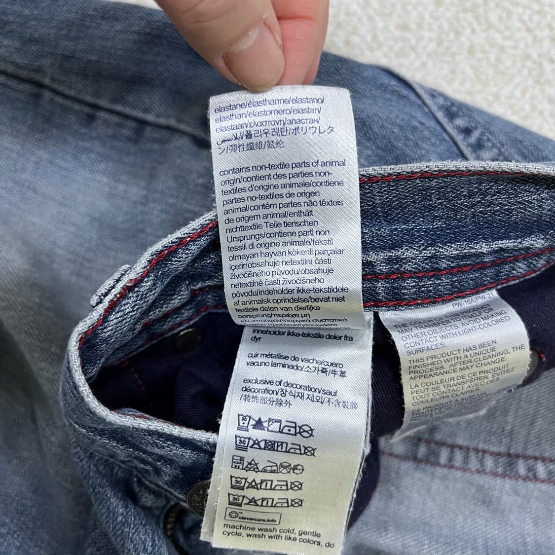 32 타미힐피거 일자핏 데님 청바지 0330M 상품이미지3