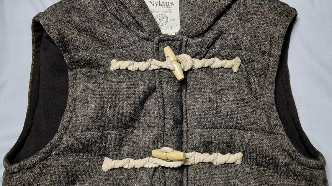 [M] 나일라우스(Nylaus) 아메카지 후드 토글 패딩 조끼 상품이미지2