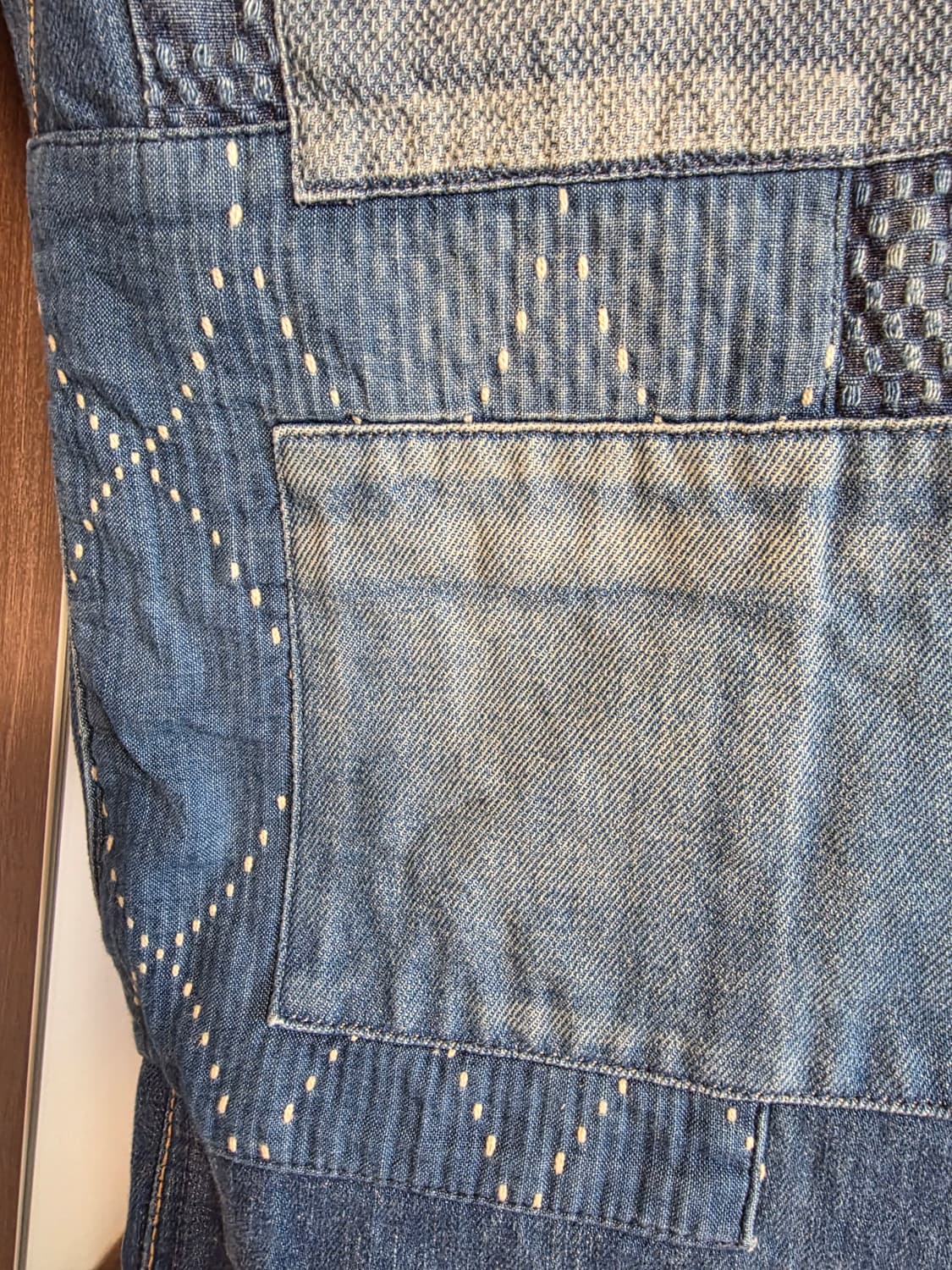 그라프 제로 사시코 보로 패치워크 데님 (38inch) 상품이미지10