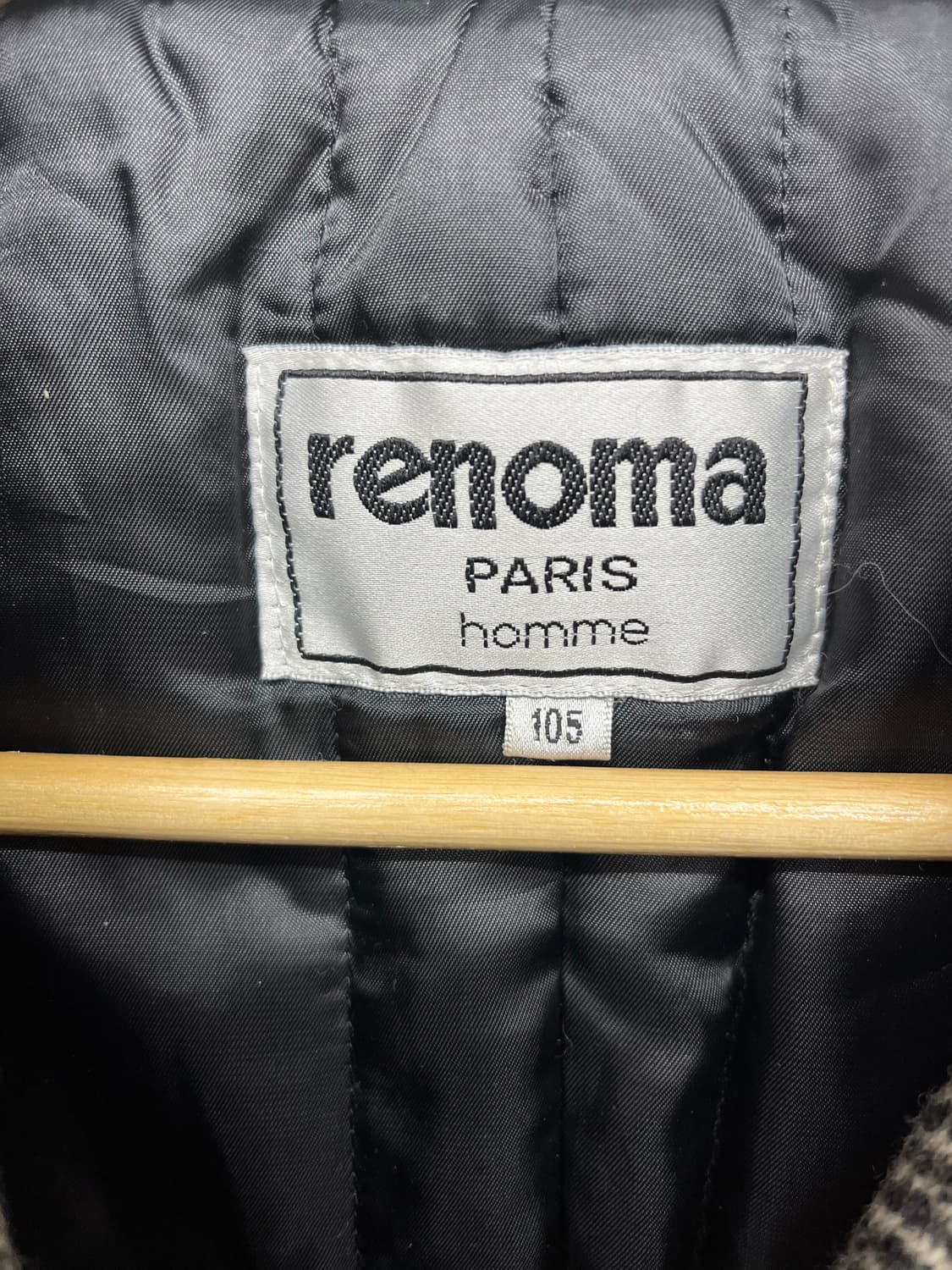 레노마 옴므 파리 헤링본 코트 집업 105 상품이미지2