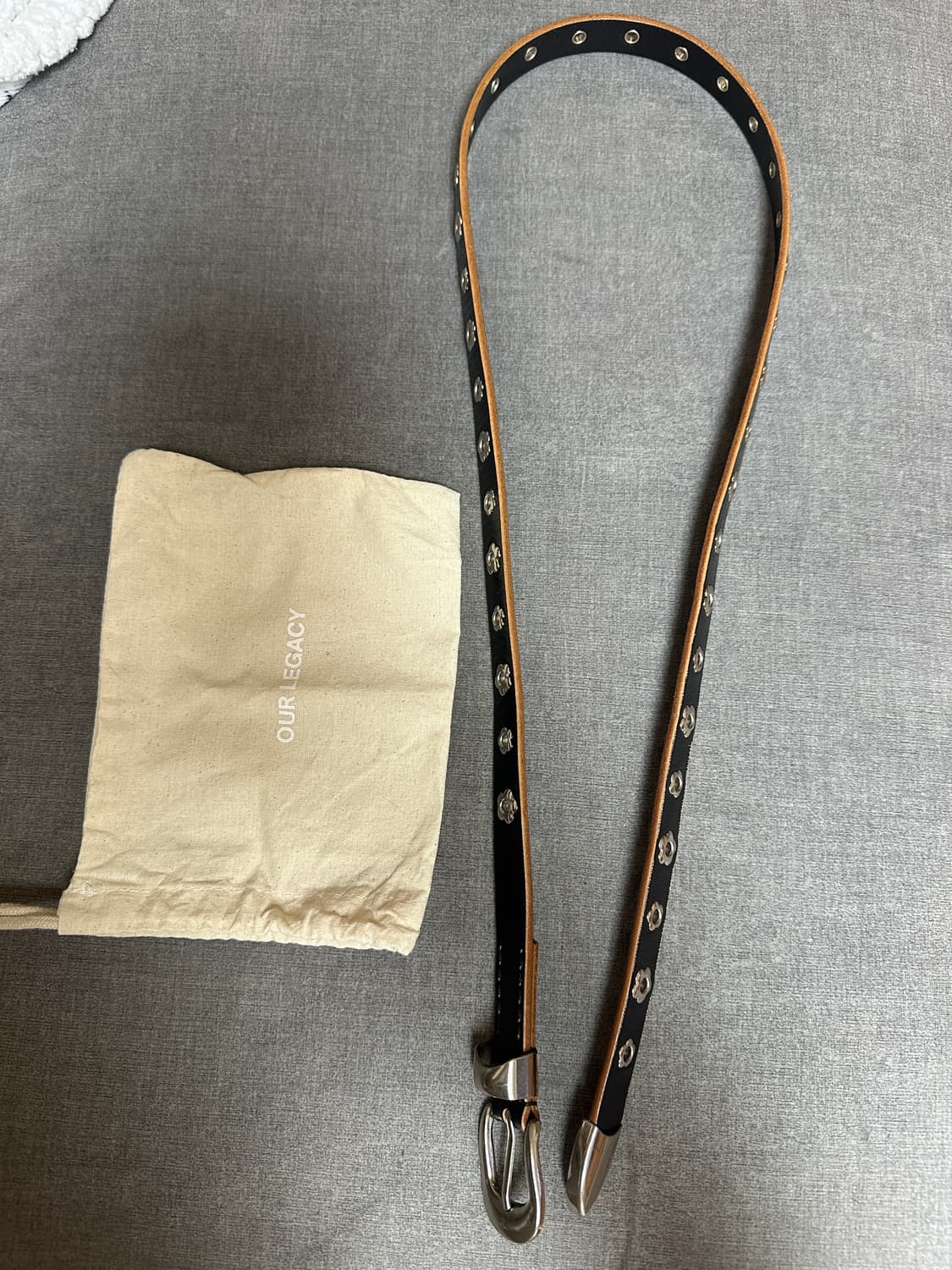 Our Legacy 아워레가시 플라워 스터드 벨트 (90) 상품이미지3