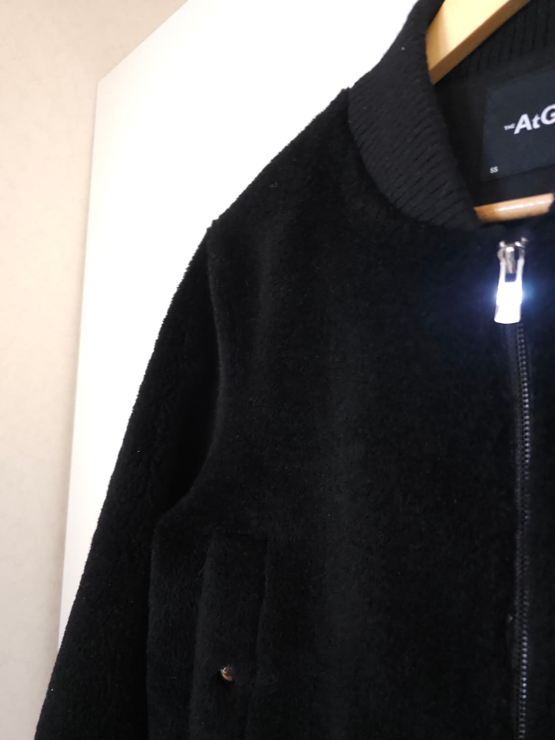 더엣지 양모 봄버자켓 블루종 상품이미지3