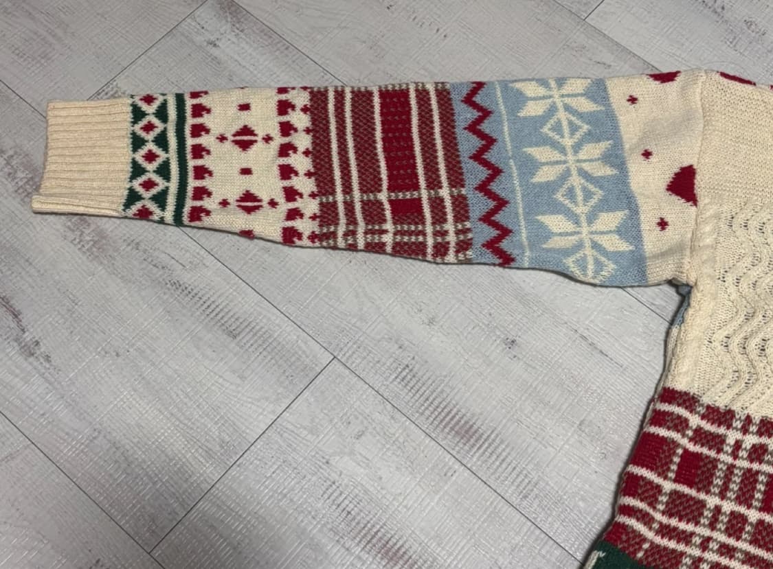 빈티지 크리스마스 니트 상품이미지4