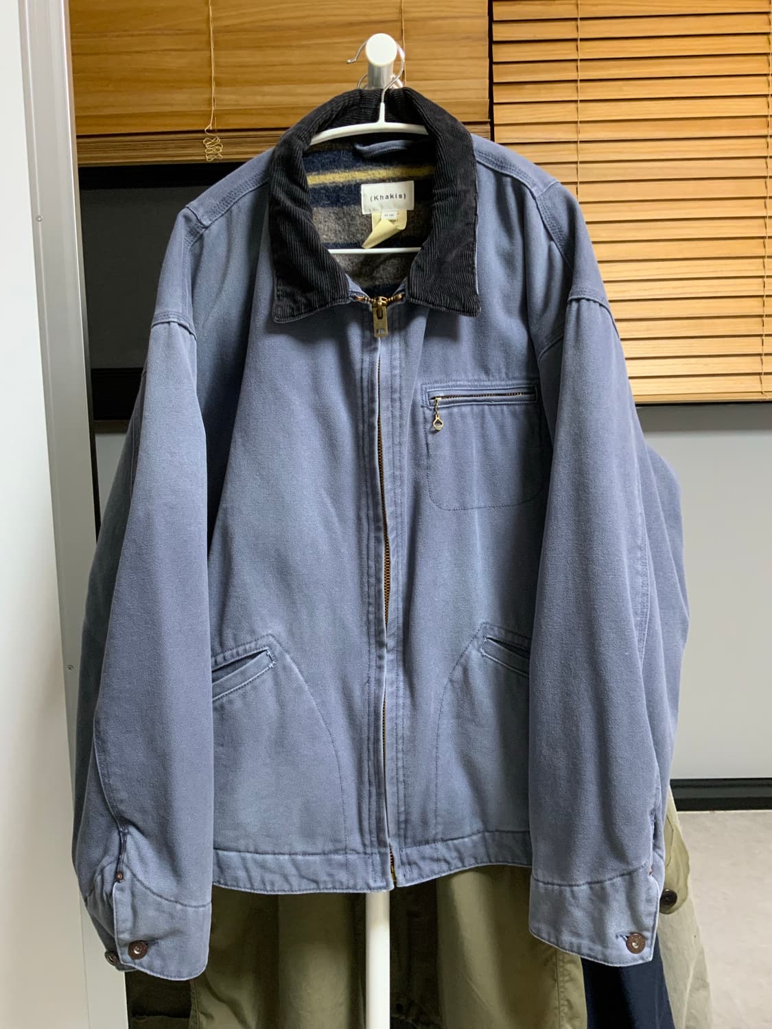 카키스 디스트레스드 덕 자켓 (엑스라지) 상품이미지1