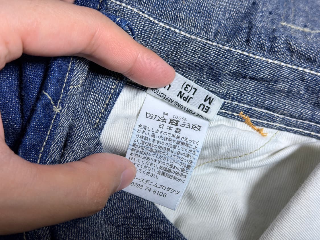 오어슬로우 데님 오버롤 상품이미지6