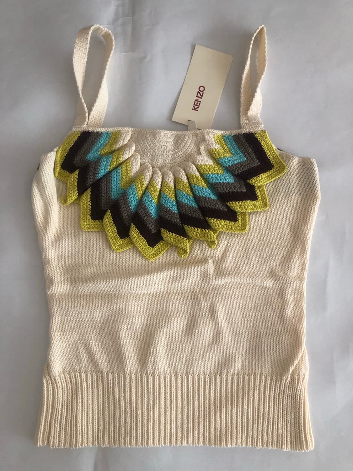 겐조(KENZO) 민소매 크로셰 니트 상품이미지1