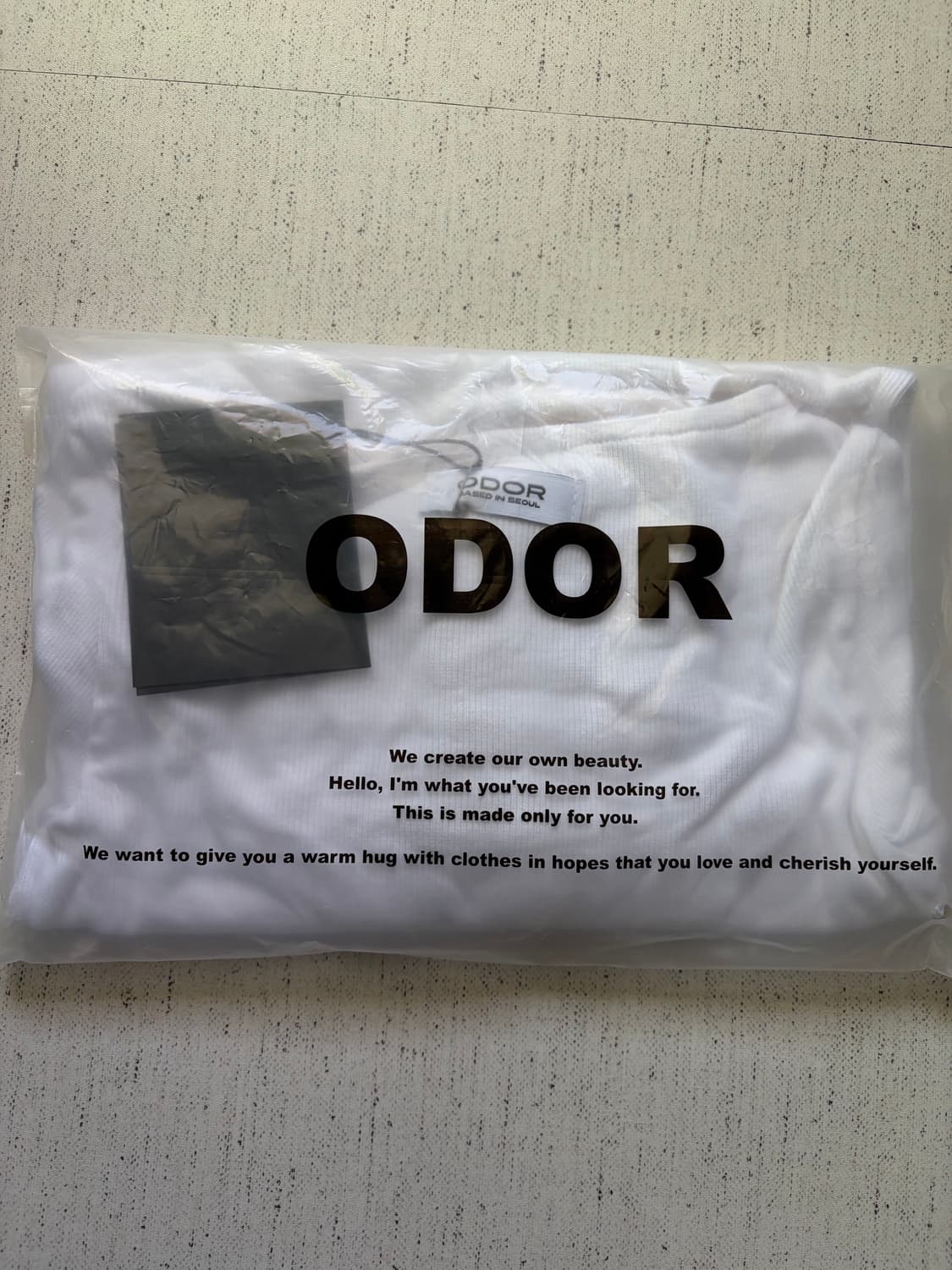 오도어 리브티 화이트 새상품 상품이미지1