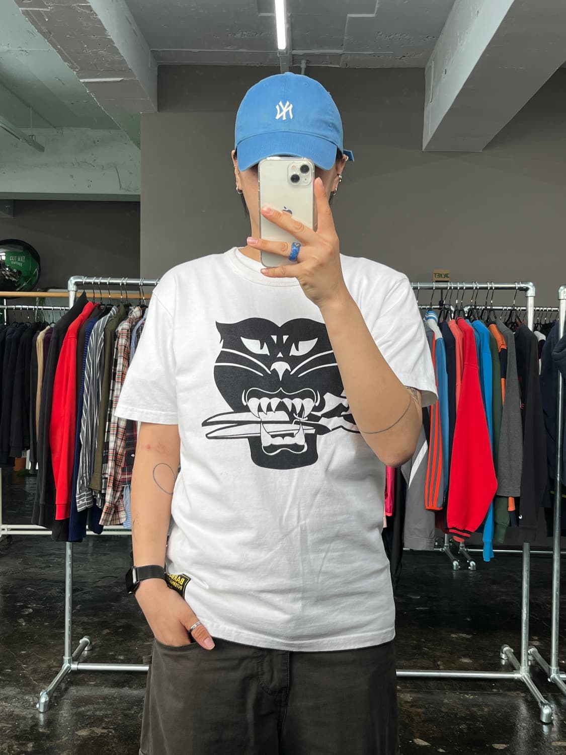 BARBOUR 프린팅 반팔 티셔츠 상품이미지1