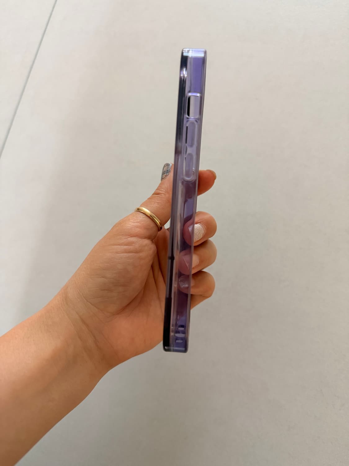케이스티파이 아이폰 14프로 맥세이프 투명 보라색 폰케이스 상품이미지3