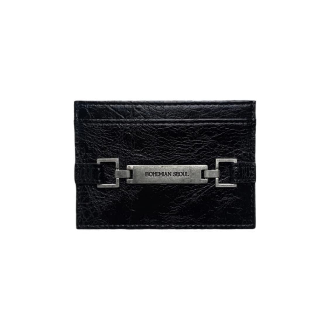 보헤미안서울 leather metal belted wallet black 상품이미지1