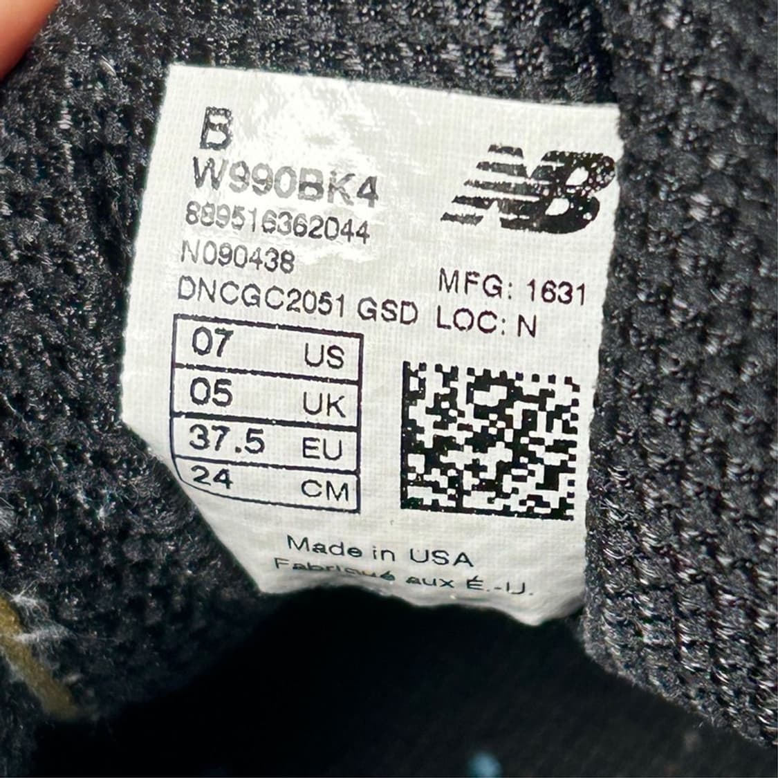 뉴발란스 990v4 블랙 그린 실버 240 상품이미지7