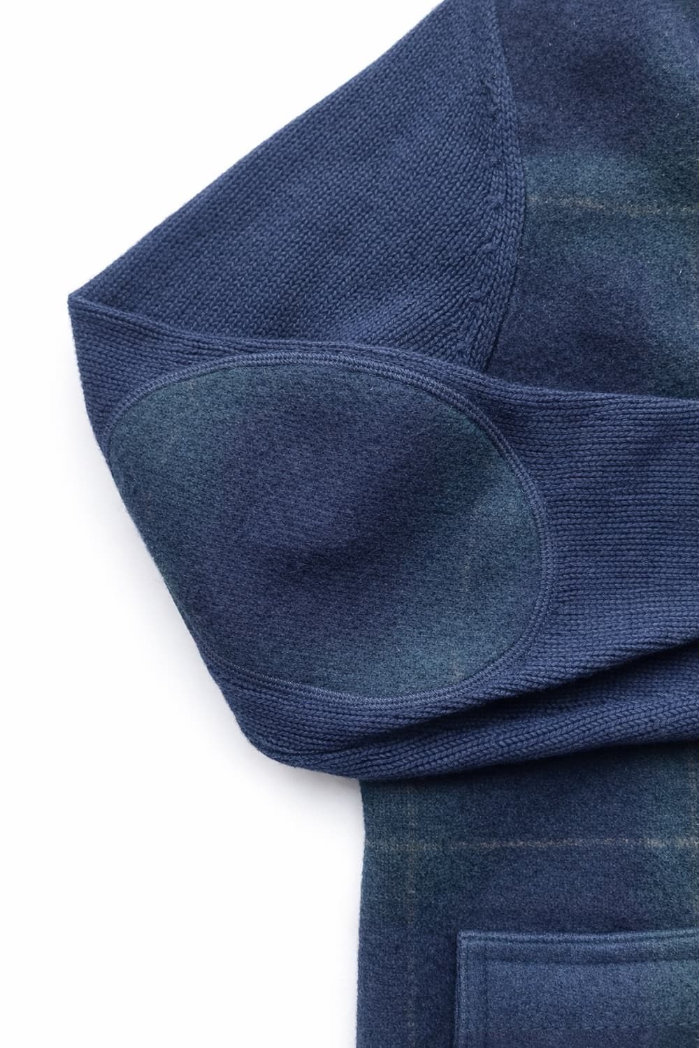 폴로 블랙와치 숄카라 가디건 상품이미지5